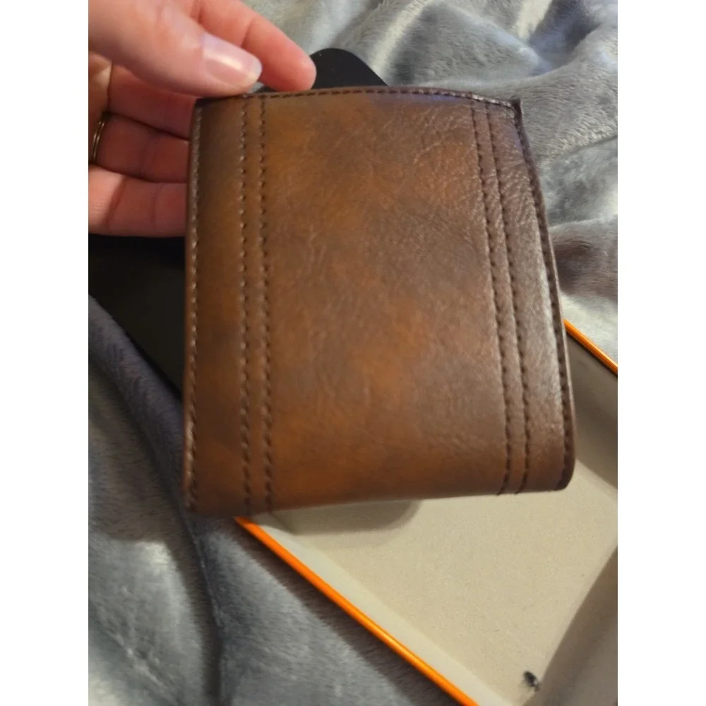 Realtree Leather , Tin Gift Box Canvas Leather Trim
